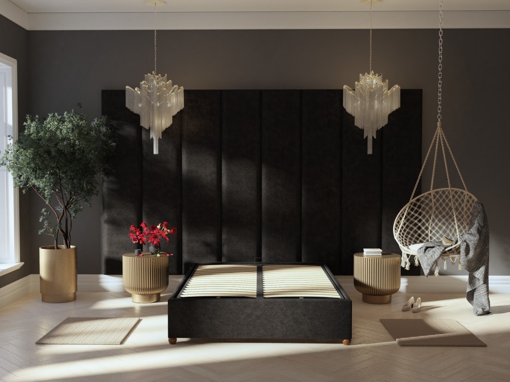 Laurence Llewelyn-Bowen 45cm x 210cm Large Upholstered Headboard wall panel