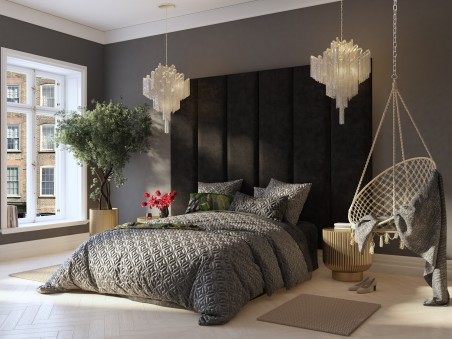 Laurence Llewelyn-Bowen 45cm x 210cm Large Upholstered Headboard wall panel