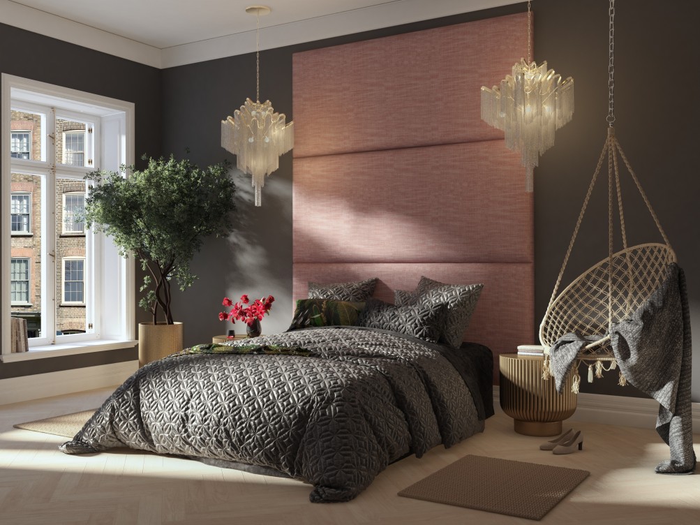 Laurence Llewelyn-Bowen 90cm x 210cm Large Upholstered Headboard wall panel