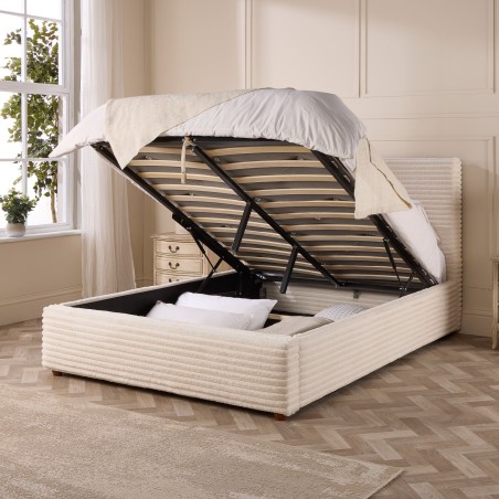 Aspire Willowford Plush Faux Fur Ottoman Bed