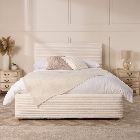Aspire Willowford Plush Faux Fur Ottoman Bed