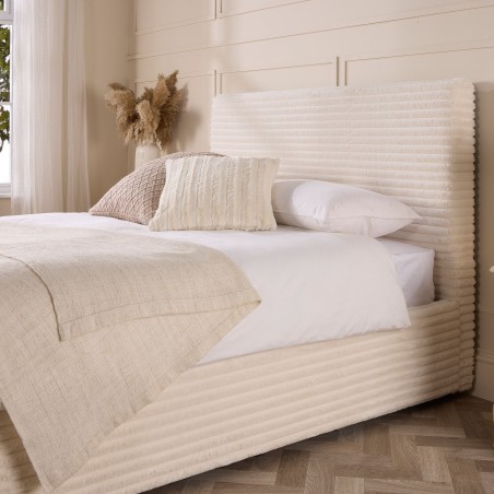 Aspire Willowford Plush Faux Fur Ottoman Bed