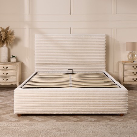 Aspire Willowford Plush Faux Fur Ottoman Bed