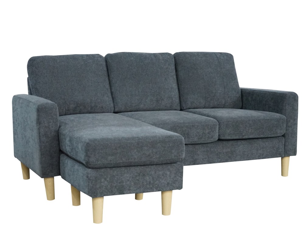 Pad Compact Corner Sofa with Reversible Chaise