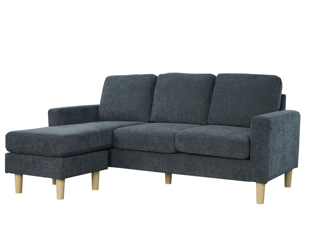 Pad Compact Corner Sofa with Reversible Chaise