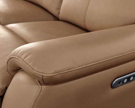 Kingsmere Power Reclining Real Leather Sofa Collection