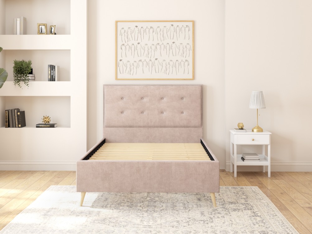 Presley Divan Style Contemporary Bed Frame