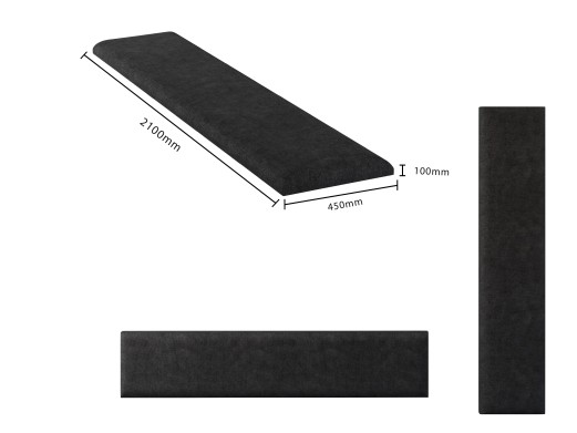Laurence Llewelyn-Bowen 45cm x 210cm Large Upholstered Headboard wall panel 2