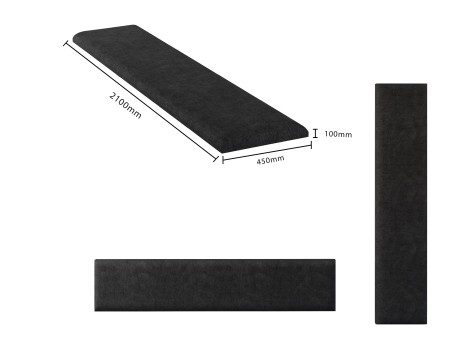 Laurence Llewelyn-Bowen 45cm x 210cm Large Upholstered Headboard wall panel