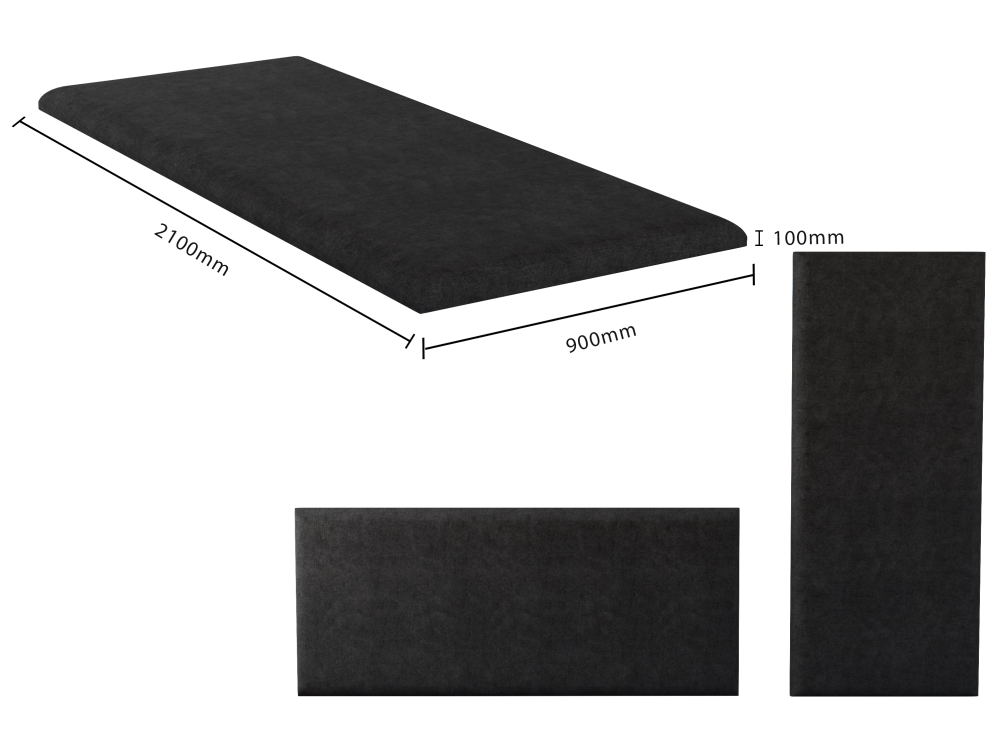 Laurence Llewelyn-Bowen 90cm x 210cm Large Upholstered Headboard wall panel