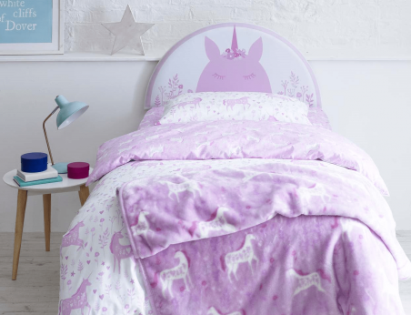 Catherine Lansfield Kids Unicorn Headboard