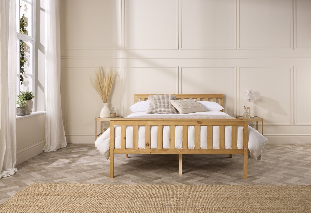 Atlantic Solid Wood Bed Frame | Single to Super King | Aspire