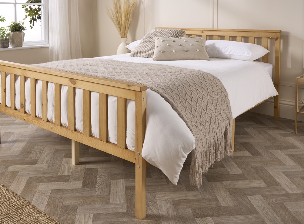 Atlantic Solid Wood Bed Frame | Single to Super King | Aspire