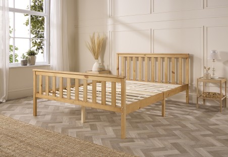 Atlantic Solid Wood Bed Frame | Single to Super King | Aspire