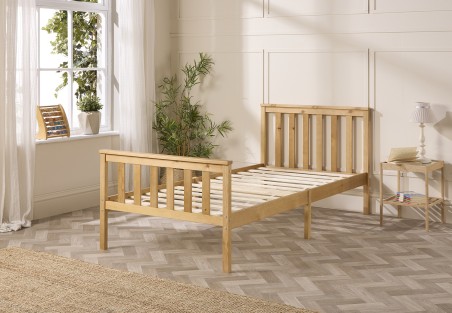 Atlantic Solid Wood Bed Frame | Single to Super King | Aspire