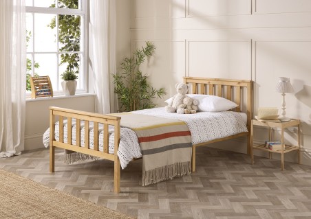 Atlantic Solid Wood Bed Frame | Single to Super King | Aspire