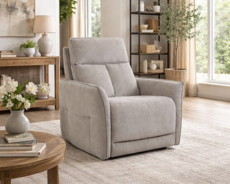 Aspire Ashford Fabric Upholstered Electric Power Recliner Sofa Collection