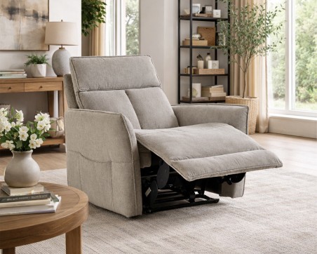 Aspire Ashford Fabric Upholstered Electric Power Recliner Sofa Collection