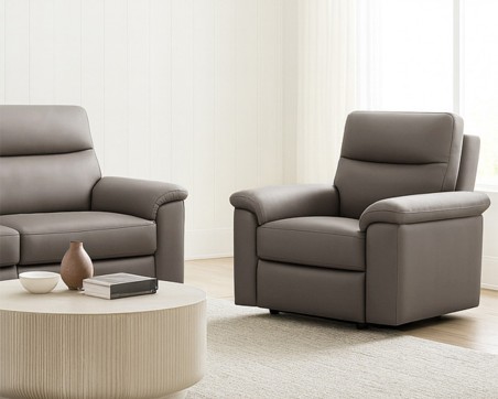 Aspire Corvan Real Leather Power Electric Recliner Collection