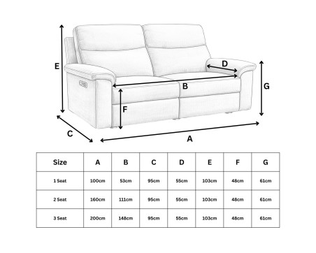 Aspire Corvan Real Leather Power Electric Recliner Collection