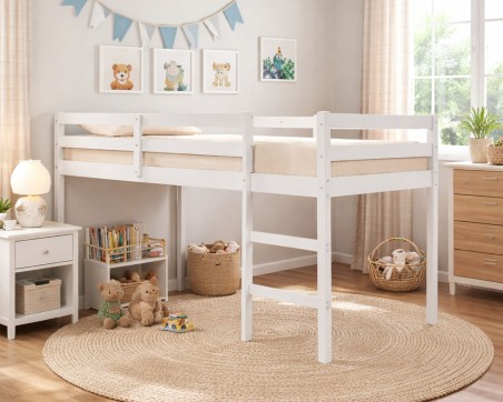 Aspire Cove Midsleeper Wooden Children's Bed Frame