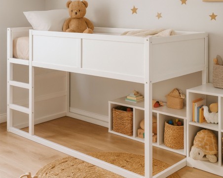 Aspire Hideout Reversible Midsleeper Wooden Children's Bed Frame