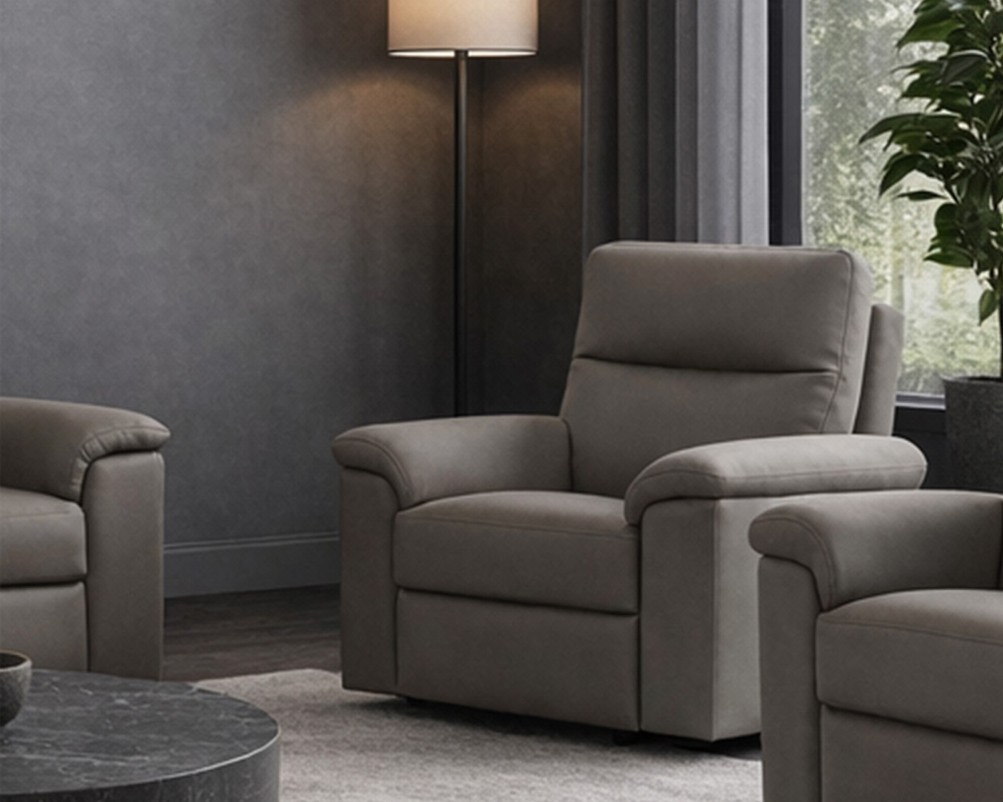 Marlowe Real Leather Power Electric Recliner Collection