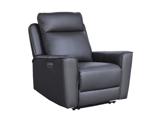 Elmhurst Real Leather Recliner Sofa Collection Power Recliner 2