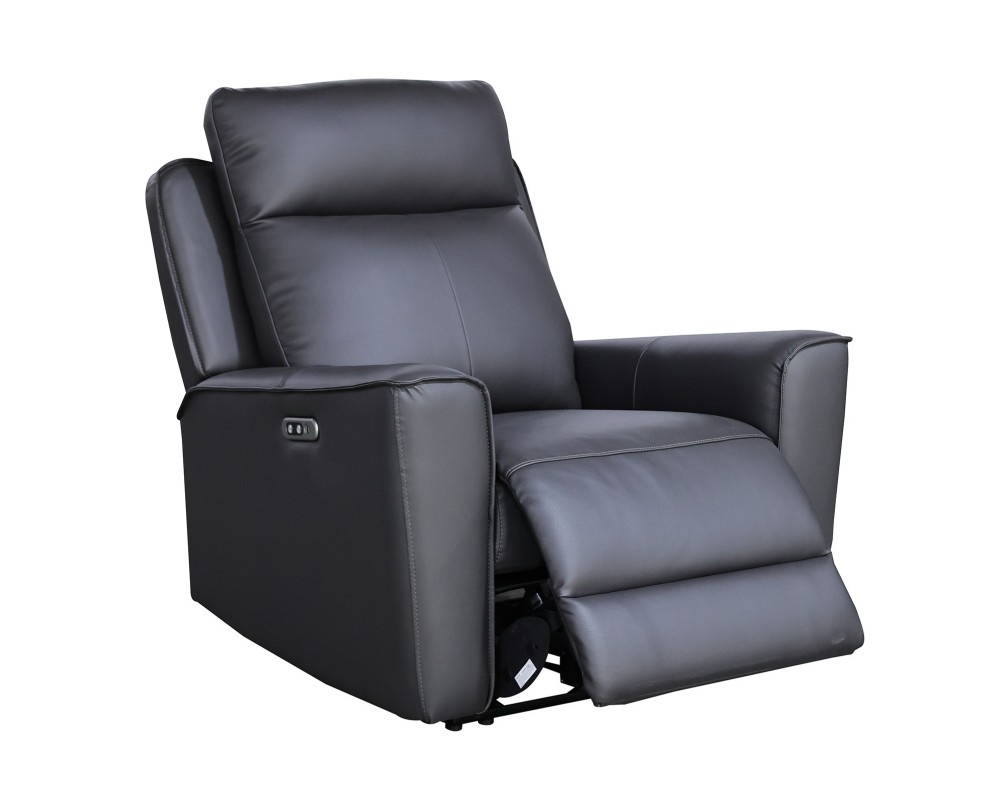 Elmhurst Real Leather Recliner Sofa Collection Power Recliner