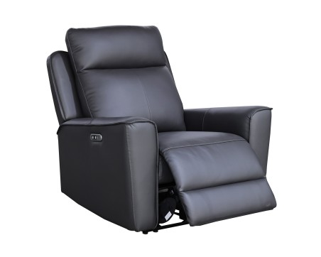 Elmhurst Real Leather Recliner Sofa Collection Power Recliner