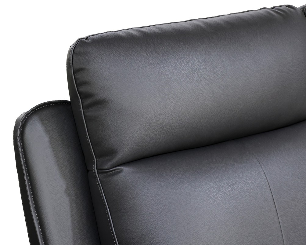 Elmhurst Real Leather Recliner Sofa Collection Power Recliner