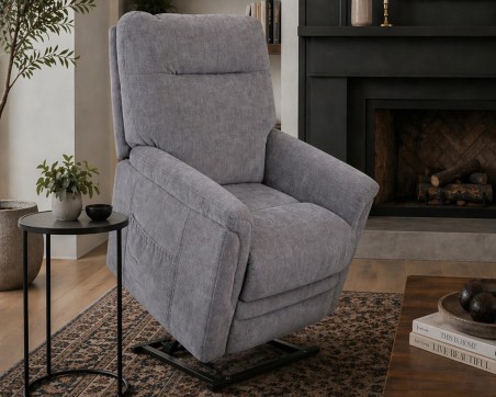 Dual Motor Rise & Recline Armchair in Leather or Fabric Upholstery