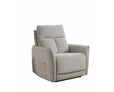 Aspire Riva Fabric Upholstered Power Recliner Sofa