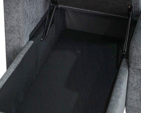 Nexis Corner Sofa Bed with Storage | Soft Wool-Effect