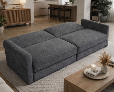 Vault 3 Seater Sofa Bed with Dual Storage