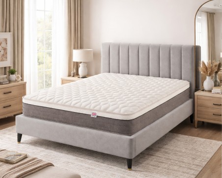 Optimum Memory Pocket Hybrid Euro-Top Mattress