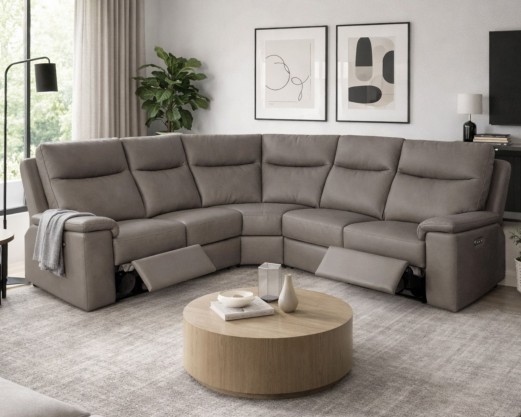 Aspire Corvan Real Leather Power Electric Recliner Collection 2