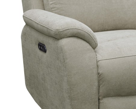 Kingsmere Power Reclining Sofa Collection in Real Leather or Chenille fabric