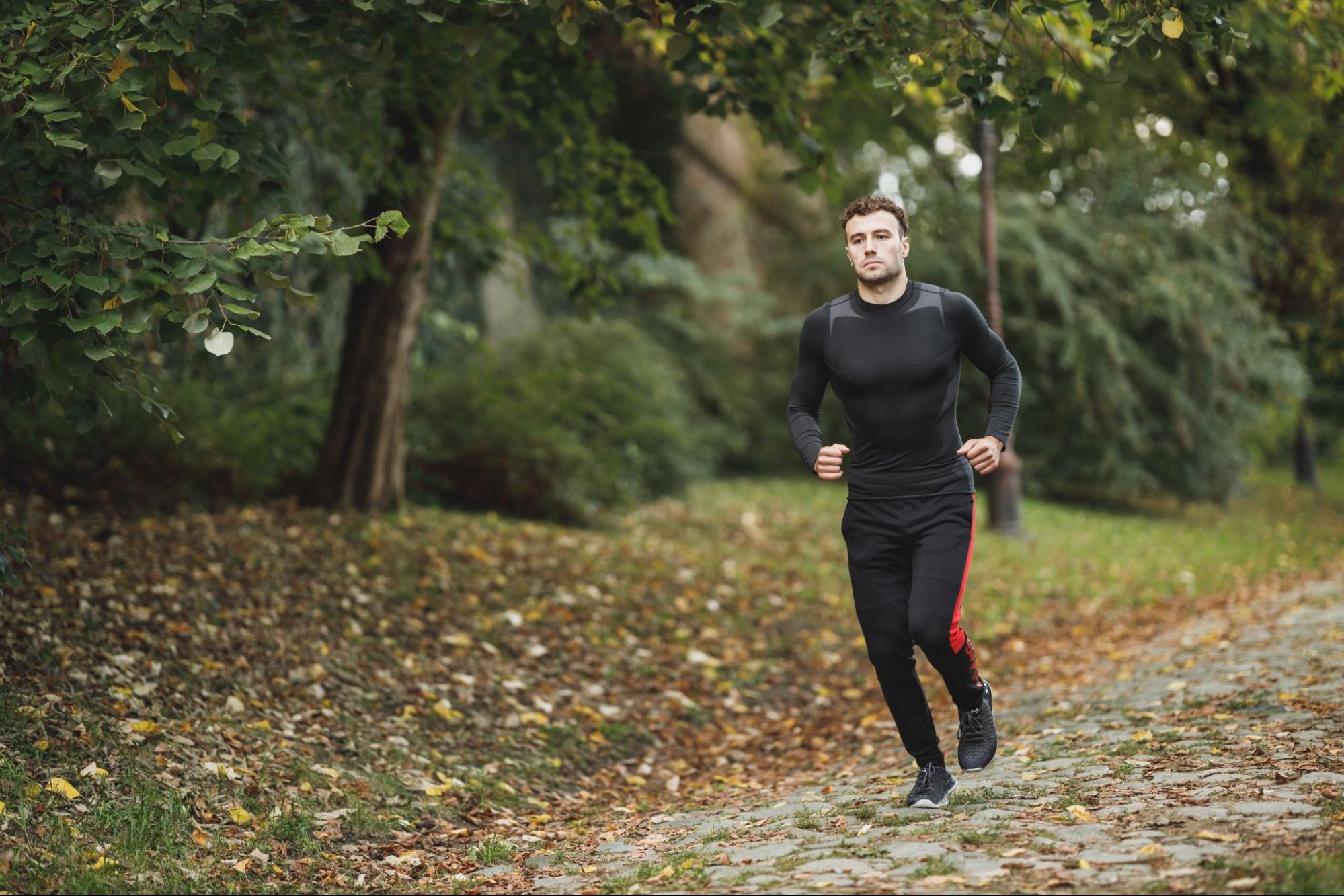 man running