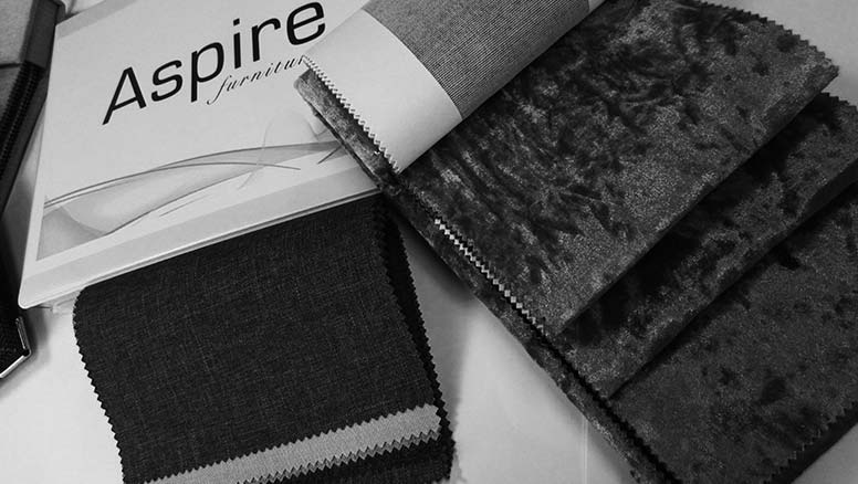 Aspire furniture fabric sample swatches  