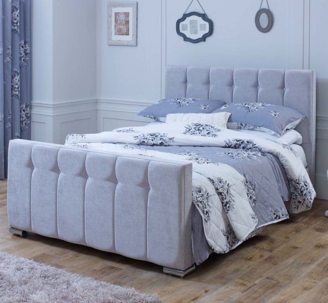 Catherine-Lansfield-Cantebury-Silver-Sleigh-Bed