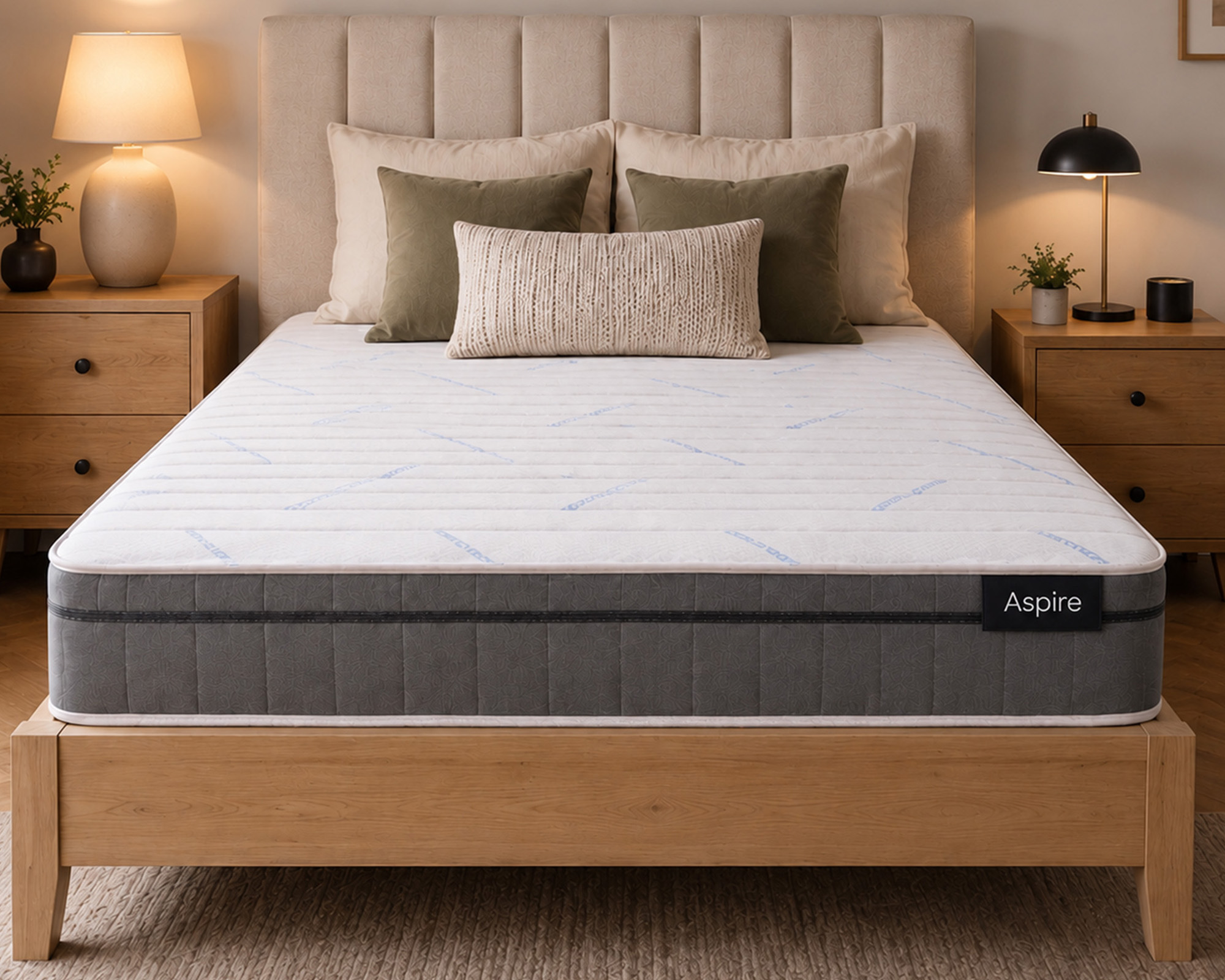 Aspire Invigorate Pocket Memory Foam Hybrid Mattress 2ft6 Small Single Classic