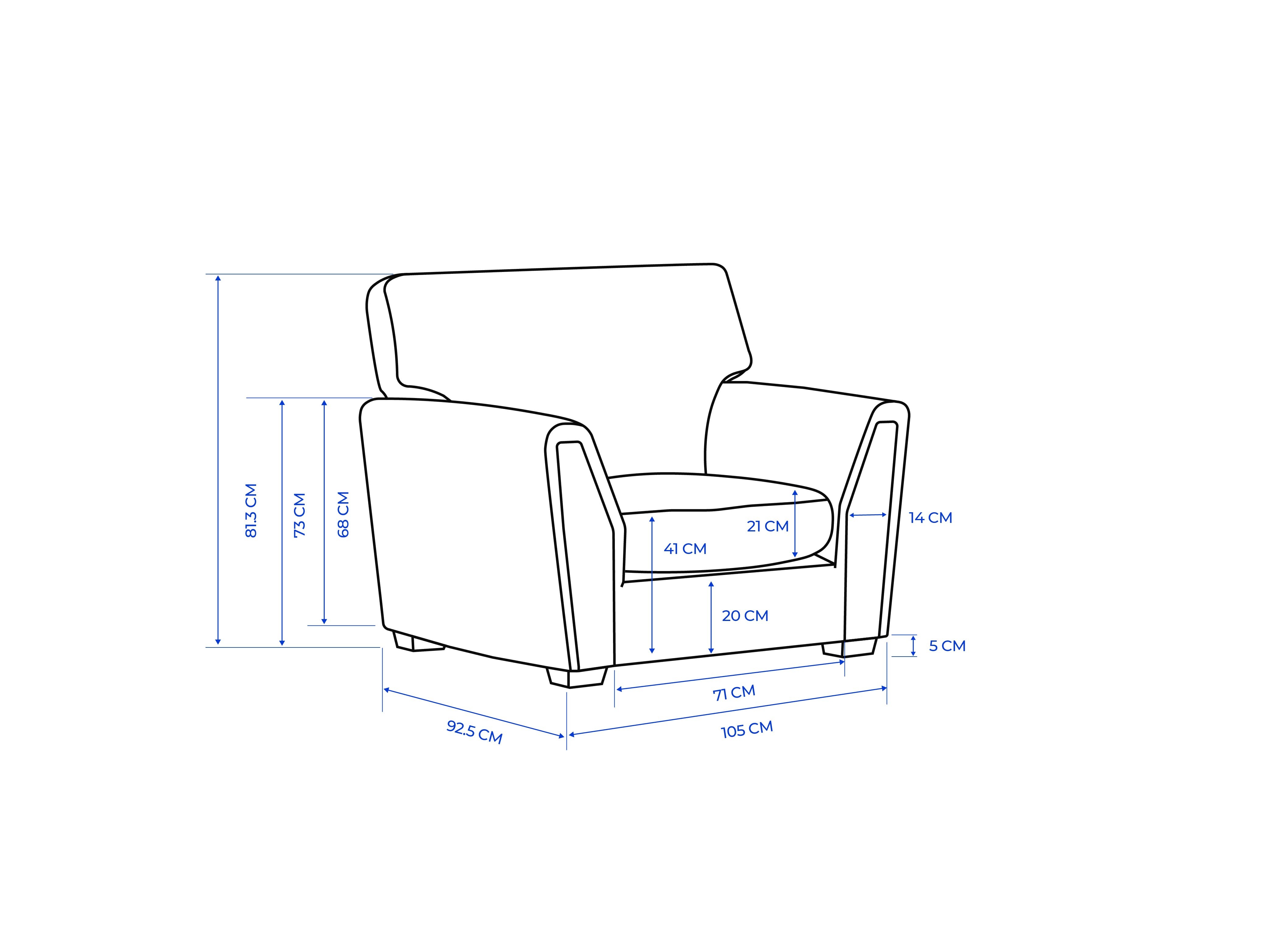 1 Seater Armchair