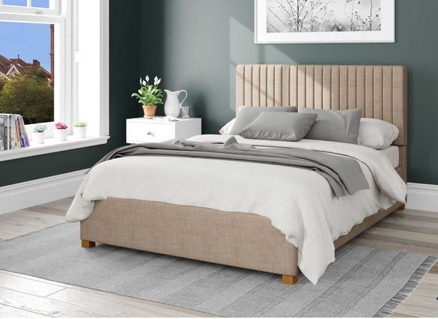 Stylish storage with the Grant Upholstered Ottoman Bed